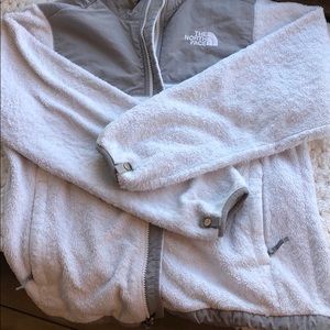 The North Face Jacket - white/ grey 14/16